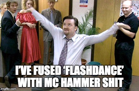 mc hammer with flashdance